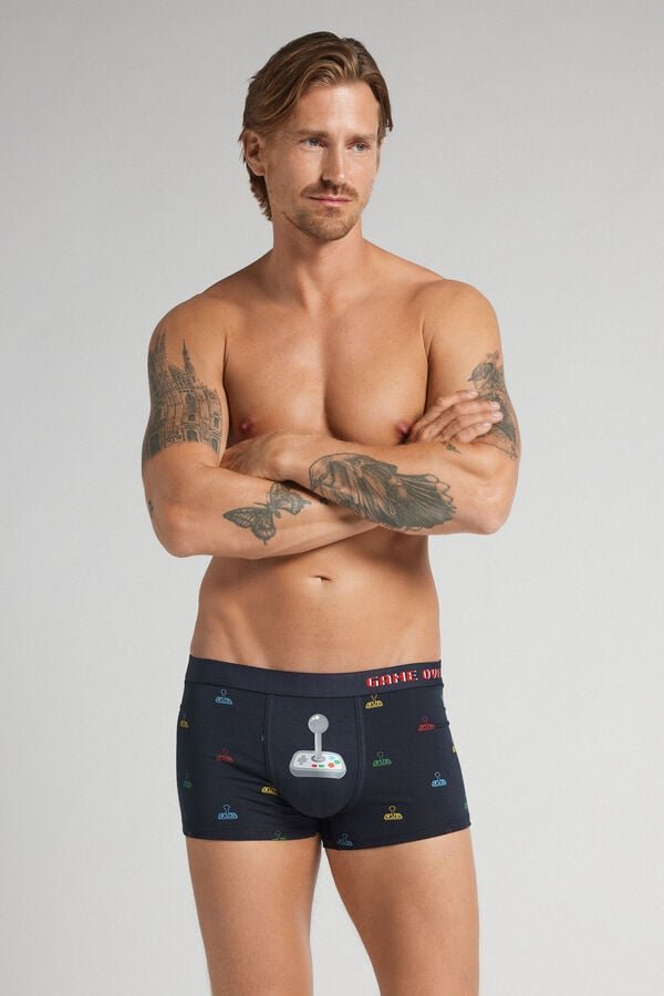 Joystick Print Superior Cotton Boxers